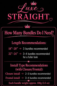 Luxe Straight - Temptation Edit model