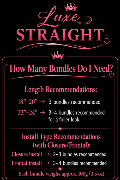 Luxe Straight - Temptation Edit model