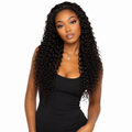 Aqua Water Wave Half Wig