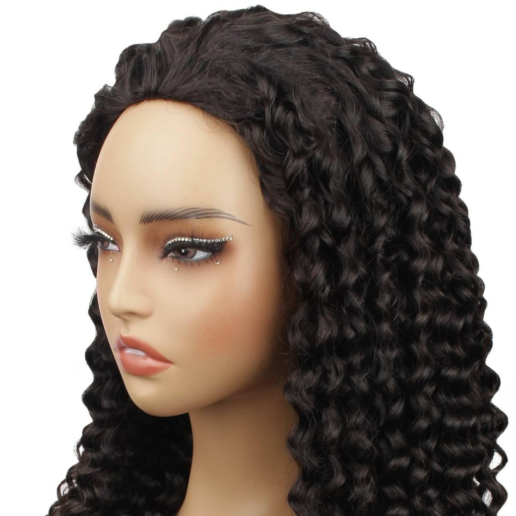 Aqua Water Wave Half Wig