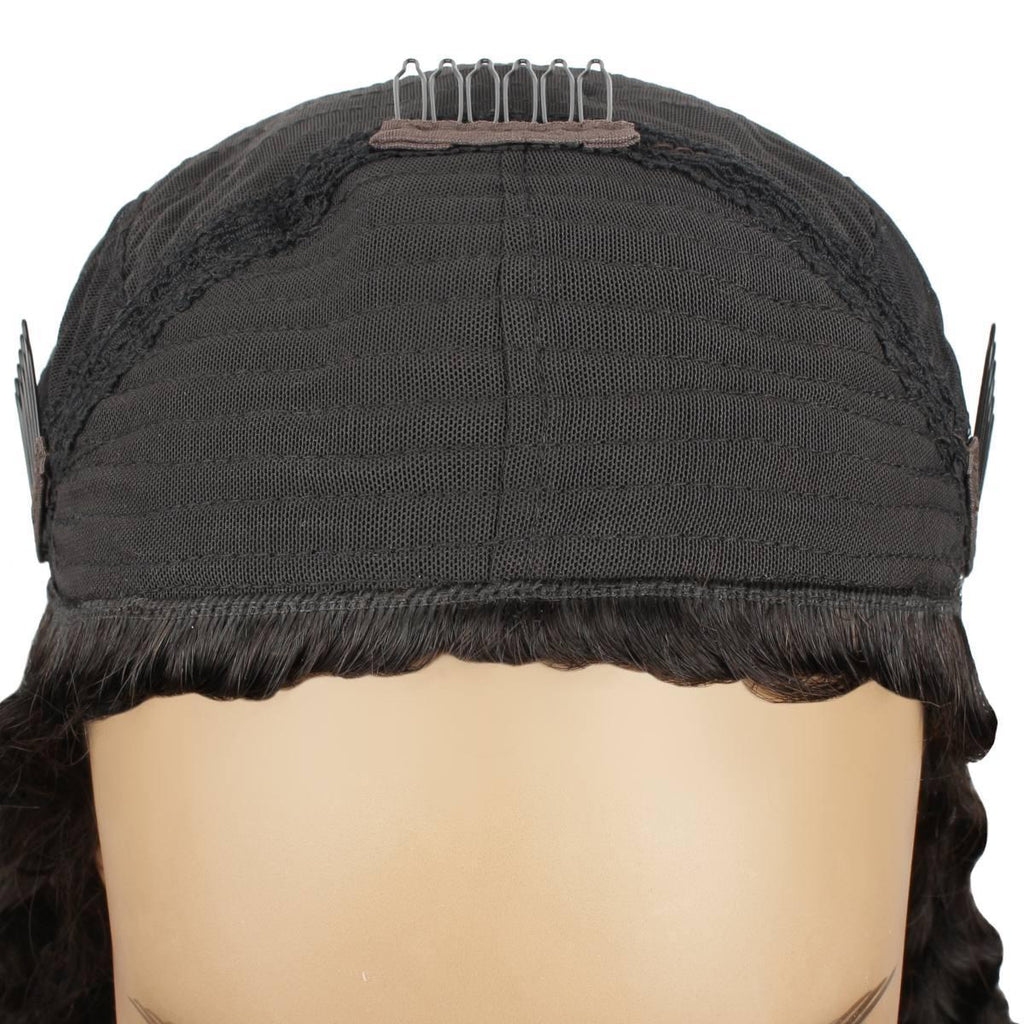 Aqua Water Wave Half Wig