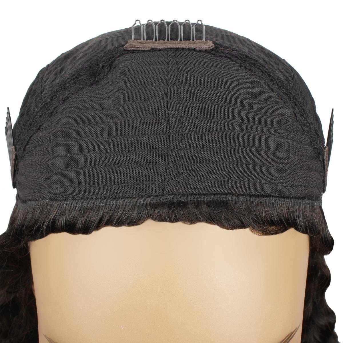 Aqua Water Wave Half Wig